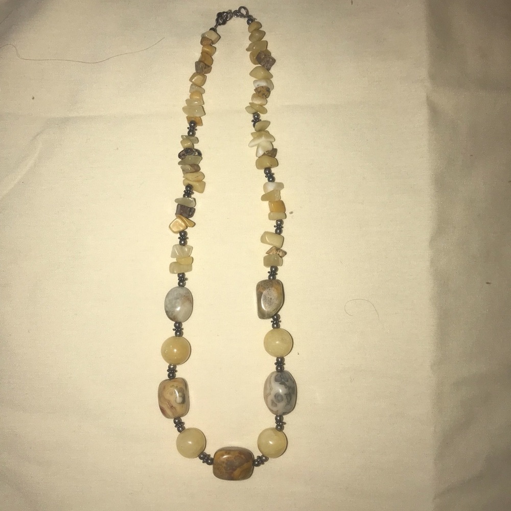 Yellow Jasper Necklace